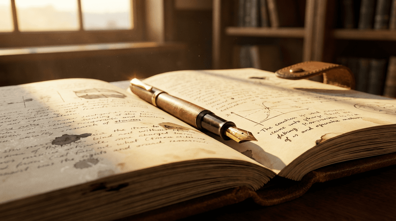 Historical researcher conducting scientific work during era of institutional barriers